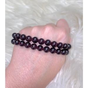 Garnet bracelets
